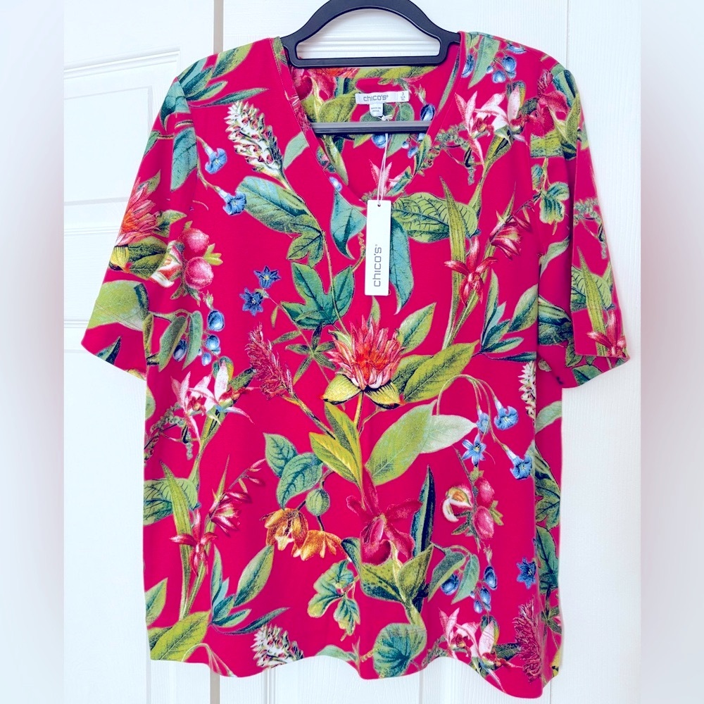 NWT Chico’s 100% Pima T-shirt NWT